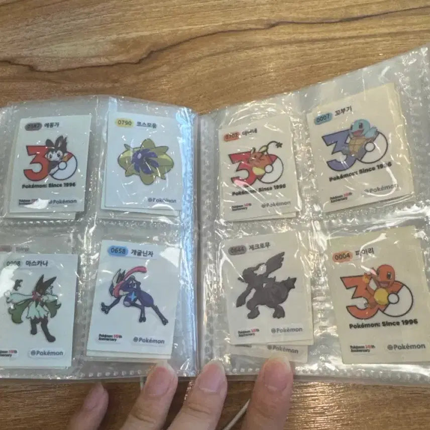 [BUNJANG] Pokemon 30th Anniversary Sticker Collection / 포켓몬 30주년 기념 스티커 컬렉션