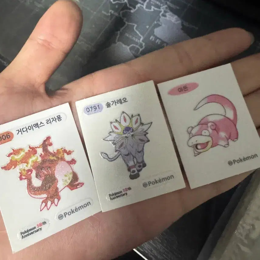 [BUNJANG] Pokemon 30th Anniversary Sticker Collection / 포켓몬 30주년 기념 스티커 컬렉션