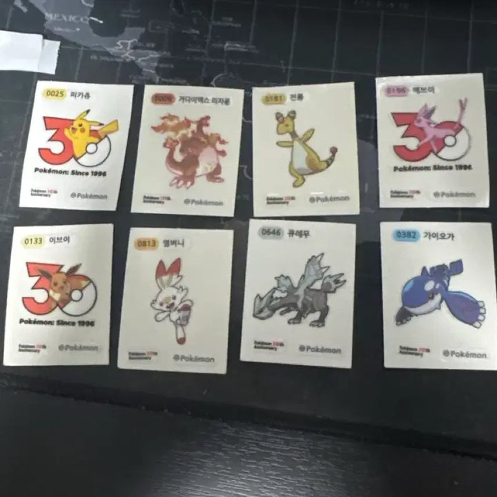 [BUNJANG] Pokemon 30th Anniversary Sticker Collection / 포켓몬 띠부실 컬렉션(147종)