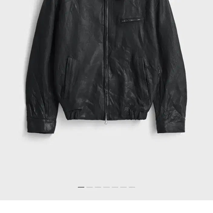 [BUNJANG] Pottery Goat Leather Jacket Black / 포터리 고트 레더 자켓 블랙 5