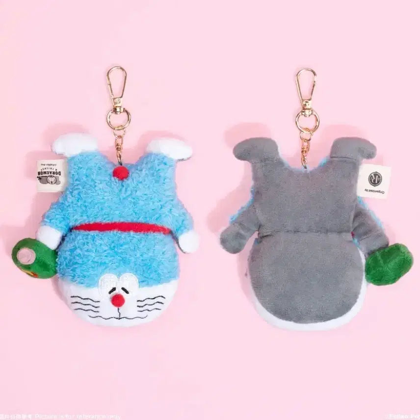 [BUNJANG] 100% Doraemon Hong Kong Limited Edition Flat Mascot Keychain / 100%도라에몽 홍콩 한정 납작 인형 자석 키링 키체인