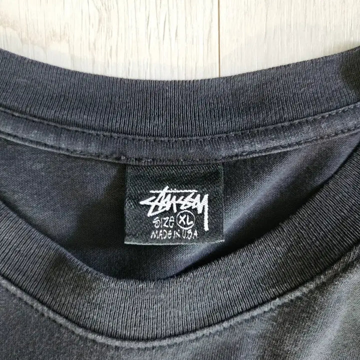 [BUNJANG] Stussy Pigment Dyed No.4 T-Shirt Black XL / 스투시 피그먼트 다이드 스투시 No.4 티셔츠 블랙 (XL)