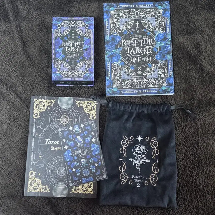 [BUNJANG] Rosédic 2 Tarot Cards Silver Version (Unused) / 로제딕2 타로카드 실버ver(미사용)