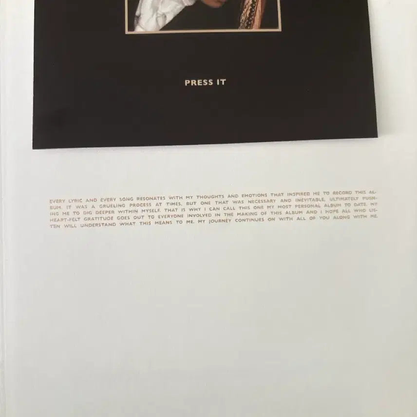 [BUNJANG] Taemin Press It Album / 태민 Press It 앨범
