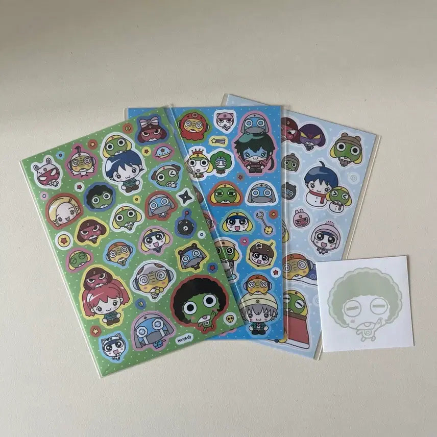 [BUNJANG] Koya Keroro Sticker Bundle Set / 코야님 케로로 스티커 통판