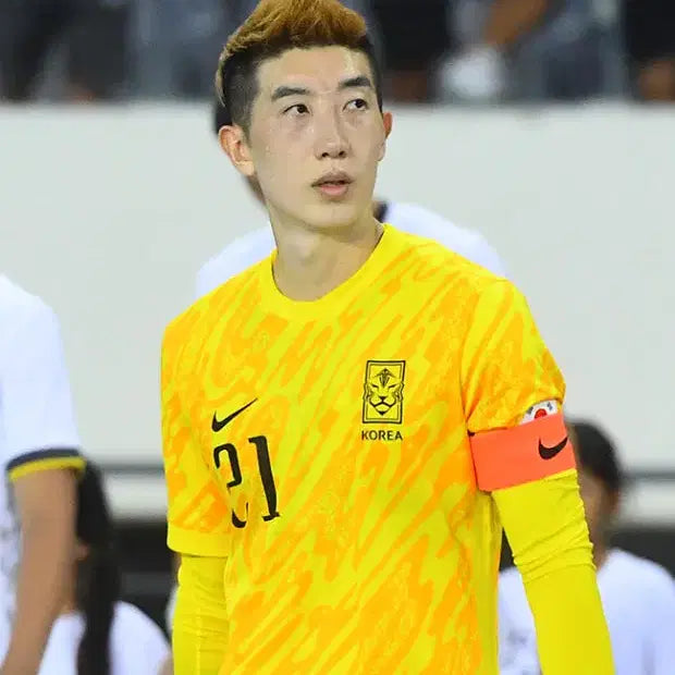 [BUNJANG] 2024-2026 South Korea National Team Goalkeeper Long Sleeve Uniform (Player Issued) / [새제품]24-26 선수지급용 대한민국 국가대표 골키퍼 긴팔 유니폼