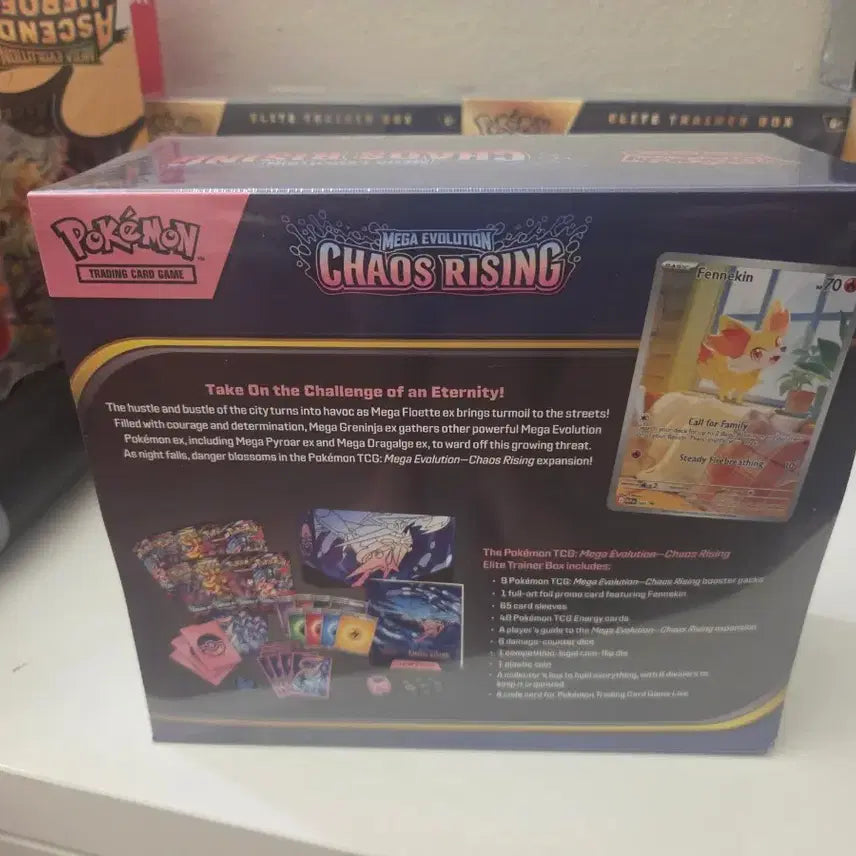 [BUNJANG] Pokemon North America Mega Evolution: Chaos Rising Elite Trainer Box / 포켓몬 북미 메가 에볼루션 카오스 라이징 ETB (Chaos Rising