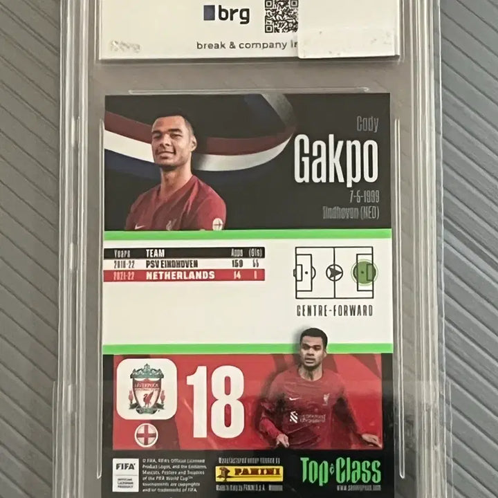 [BUNJANG] 2023 Top Class New Sensation Cody Gakpo Gem MT 10 Graded Card / 2023 Top Class New Sensation 코디 각포 BRG10