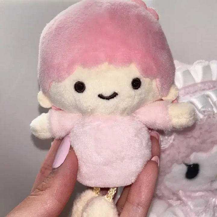 [BUNJANG] Sanrio Kiki Lala Little Twin Stars Lala Dangling Plush Mascot / 산리오 키키라라 라라 달랑이 인형 마스코트