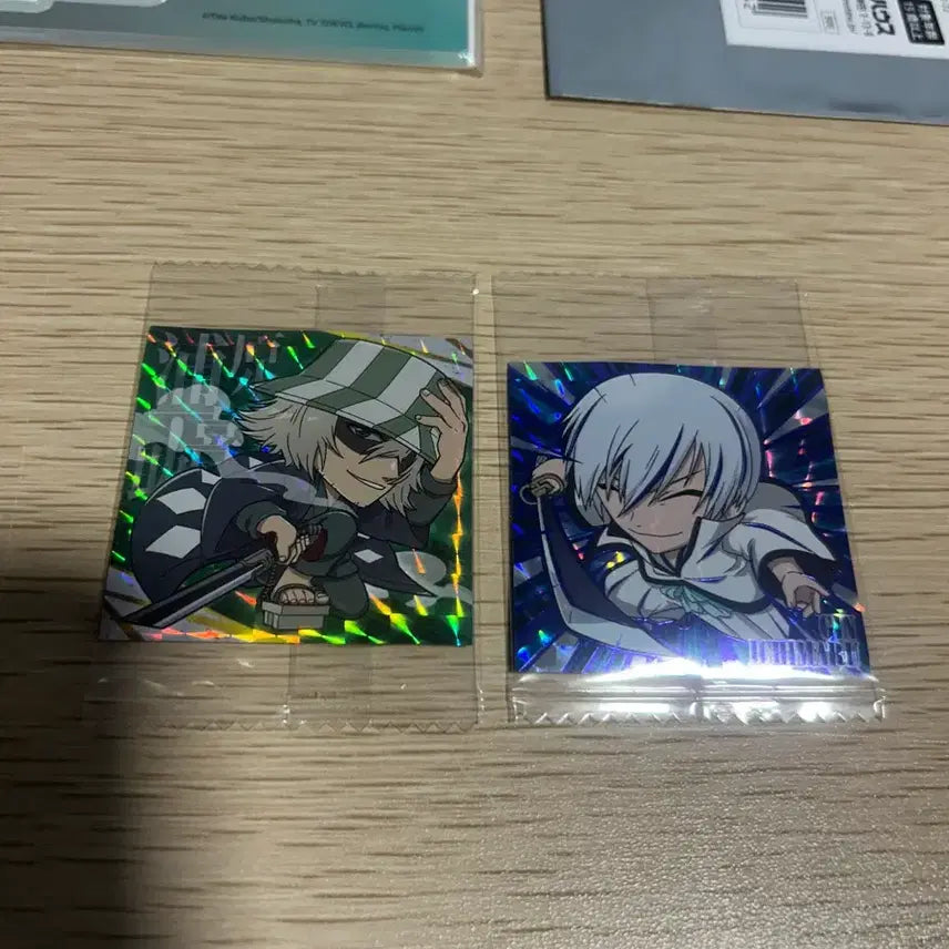 [BUNJANG] Bleach Ichimaru Gin &amp; Urahara Kisuke Sticker Seal Bundle Set / 일괄)블리치 스티커씰 이치미루 긴 우라하라 키스케