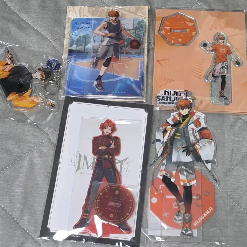 [BUNJANG] Nijisanji 3SKM Kitami Yuusei Bundle Set Acrylic Keyring Stand Goods / 일괄) 니지산지 3SKM 키타미 유우세이 아크릴 키링 스탠드 굿즈