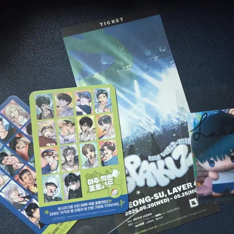 [BUNJANG] Resin Black Horse Ebon Lake POB Photocard / 레진 검은 목마 에본 레이크 입장 특전 뽀시래기 포카