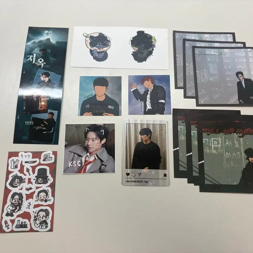 [BUNJANG] Kim Sung Cheol Bundle Set Miscellaneous Goods / 김성철 비공굿 찌라시 스티커 일괄
