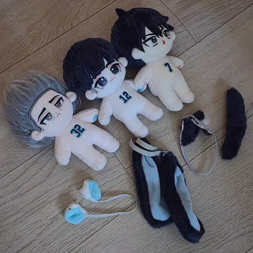 [BUNJANG] 10cm Doll Jin Hwan, Ho Chul, Ho Chul, Jin Seok (Bundle Set) / 처분가)갑타 인신창 홋짱현 꽁신우 꽁인석 10cm 솜인형