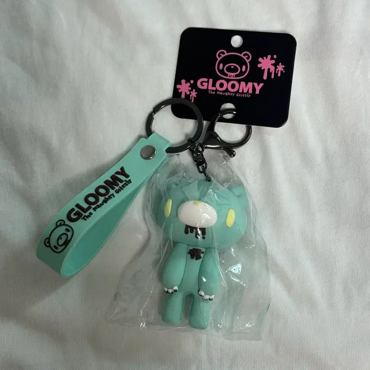 [BUNJANG] Gloomy Bear Mint Figure Keyring / 글루미베어 민트 피규어 키링 | 인형 가챠 파우치