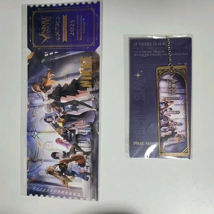 [BUNJANG] Nihye 2025 Orchestra Ticket &amp; Bookmark Set / 니케 2025 오케스트라 티켓 &amp; 책갈피