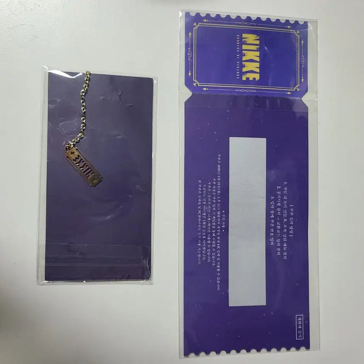 [BUNJANG] Nihye 2025 Orchestra Ticket &amp; Bookmark Set / 니케 2025 오케스트라 티켓 &amp; 책갈피