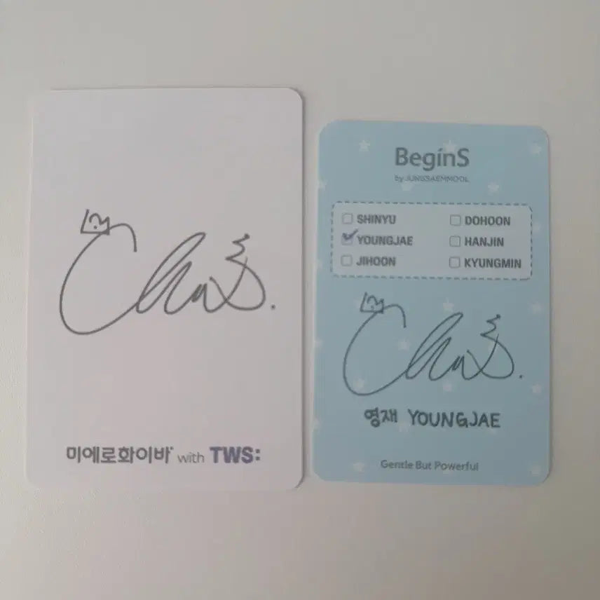 [BUNJANG] TWS Youngjae Dicon Wish/Sketchbook Photocard, Jungsaemmool, Miero Fiber Photocard Bundle Set / (4종) TWS 투어스 영재 디아이콘 + 정샘물 + 미에로화이바 포카