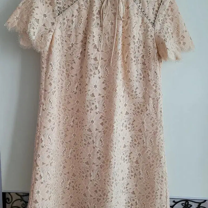 [BUNJANG] Sandro Lace Cubic Point Dress (Size 36) / 새상품 산드로 원피스 36사이즈