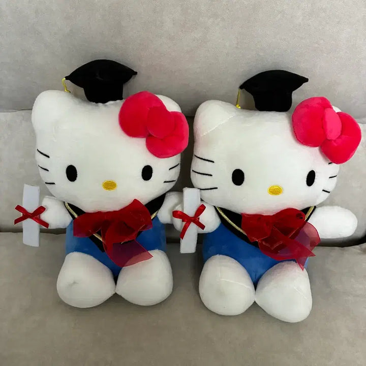[BUNJANG] Hello Kitty Graduation Set 25cm / 학사모 헬로키티 25cm 세트