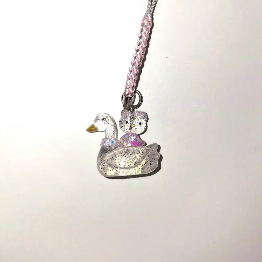 [BUNJANG] Classic Swan Kitty Strap / 백조 고전키티스트랩