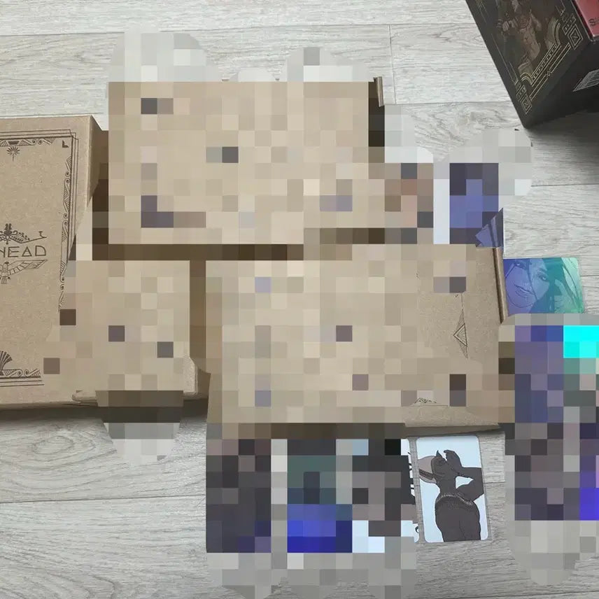 [BUNJANG] Ennead Moppin Collab Osiris Set Ahoot Photocard Set / 엔네아드 모펀콜카 오시리스세트아후트 포카2장 엽서1장 아크릴 꽂이 원가