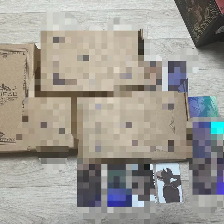 [BUNJANG] Ennead Moppin Collab Osiris Set Ahoot Photocard Set / 엔네아드 모펀콜카 오시리스세트아후트 포카2장 엽서1장 아크릴 꽂이 원가