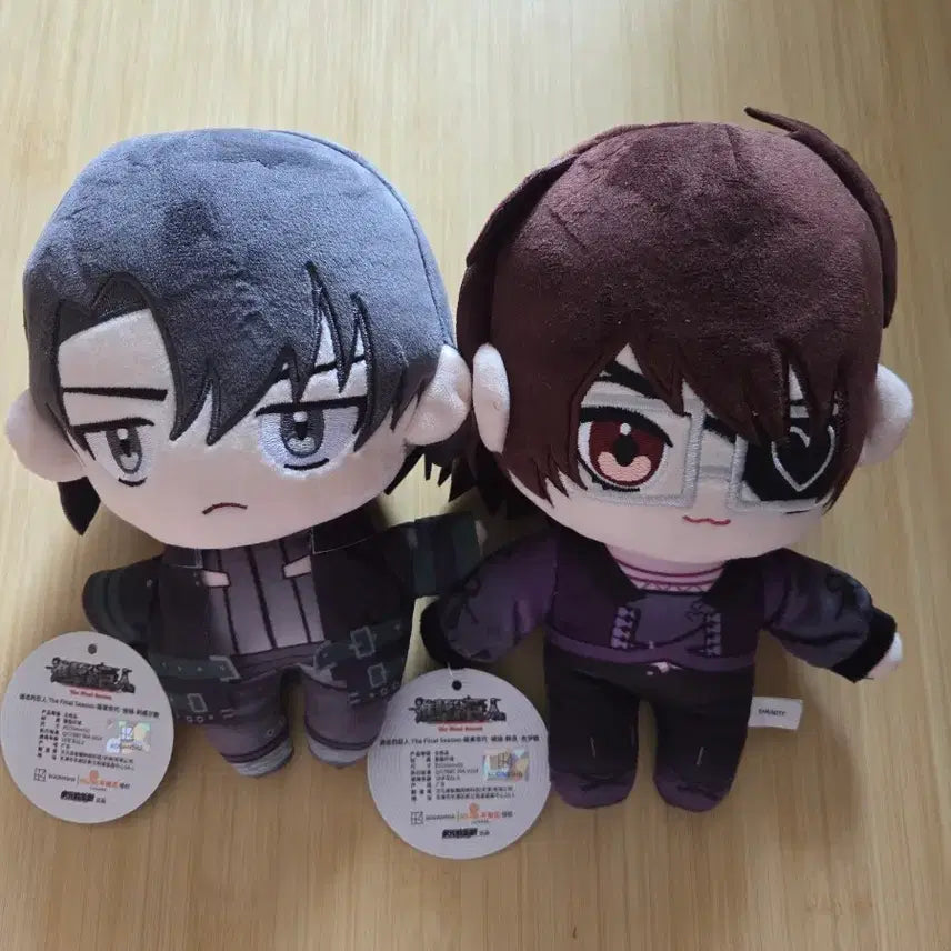 [BUNJANG] Attack on Titan Levi, Hange Plush Bundle Set / 진격의거인 리바이 한지 누이 일괄