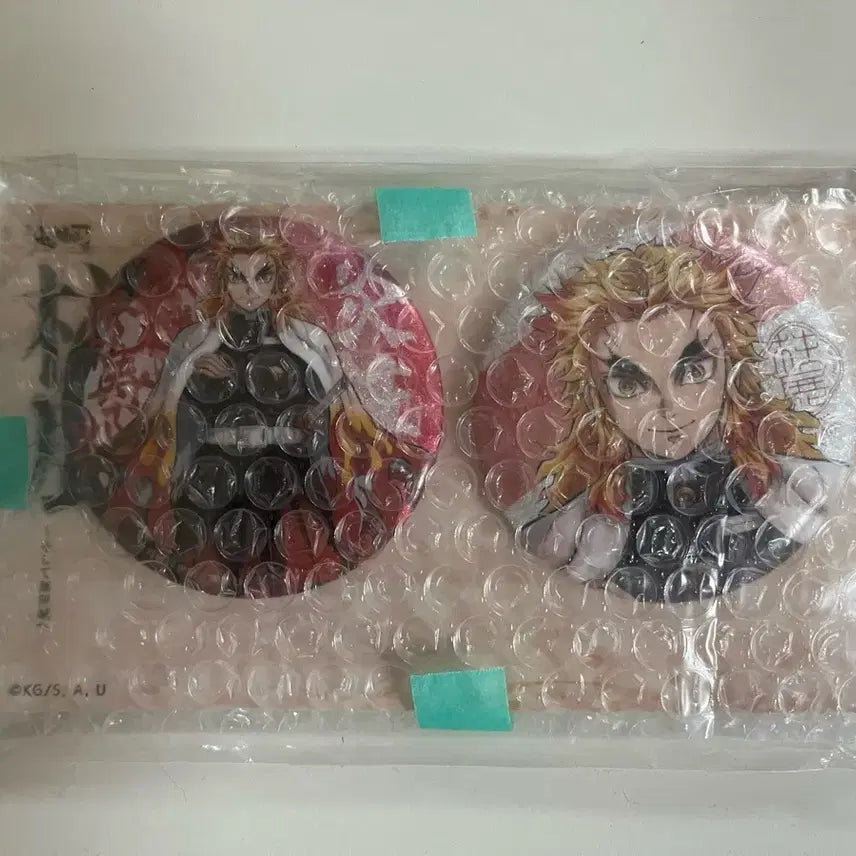 [BUNJANG] Demon Slayer Kyojuro Rengoku Round Can Badge / 귀멸의칼날 하시라전 렌고쿠 쿄쥬로 라운드 캔뱃지