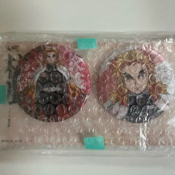 [BUNJANG] Demon Slayer Kyojuro Rengoku Round Can Badge / 귀멸의칼날 하시라전 렌고쿠 쿄쥬로 라운드 캔뱃지
