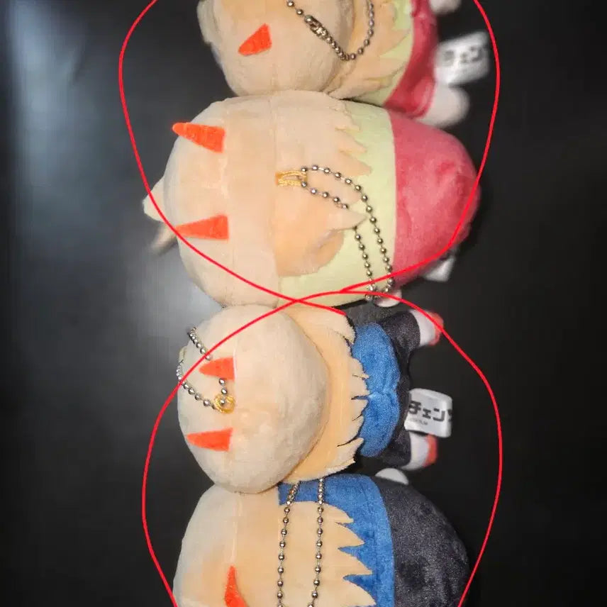 [BUNJANG] Chainsaw Man Power Plush Keychain Set / 체인소맨 파워 인형 키링