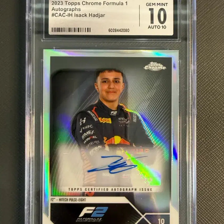 [BUNJANG] 2023 Topps Chrome F1 Isack Hadjar Autograph Card / 2023 탑스 크롬 F1 포뮬러1 아이작 하자르 친필 싸인 카드