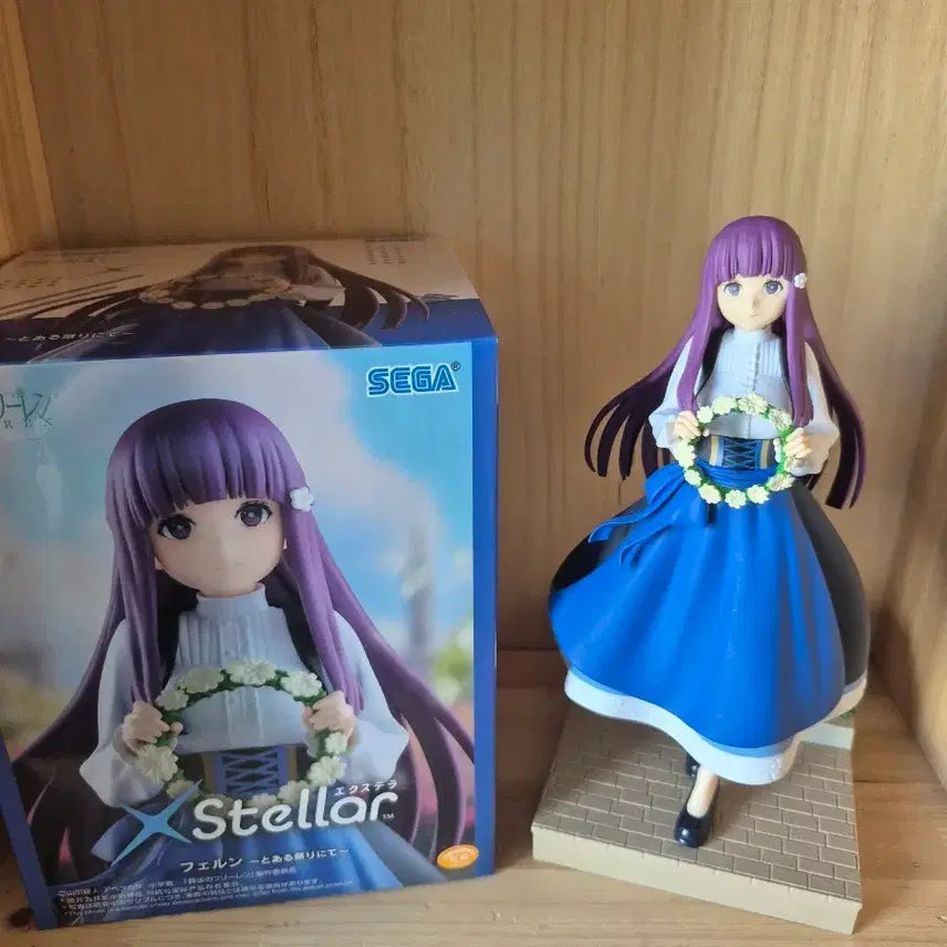[BUNJANG] SEGA Xstellar Fern Flower Crown Figure / SEGA Xstellar 화관 페른 피규어