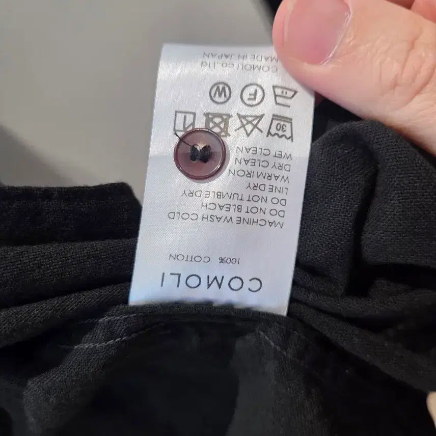 [SOLD OUT] [3]24SS 코모리 옥스 셔츠 블랙