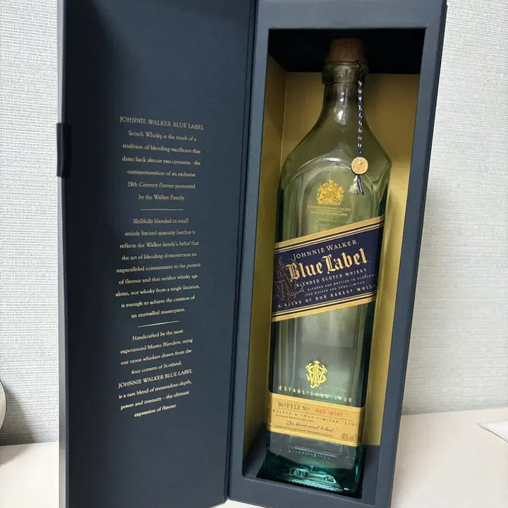 [BUNJANG] Johnnie Walker Blue Label 1L Empty Bottle / 조니워커 블루라벨1L 공병