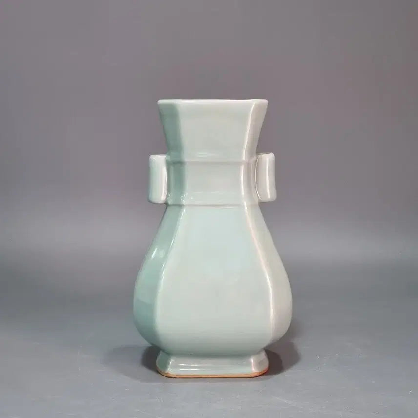 [BUNJANG] Longquan Celadon Vase with Tube Handles / 용천요 청자 관이병. 고23