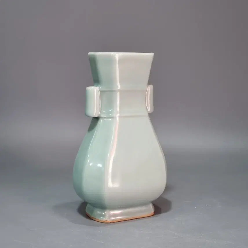 [BUNJANG] Longquan Celadon Vase with Tube Handles / 용천요 청자 관이병. 고23