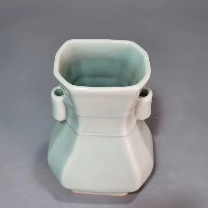 [BUNJANG] Longquan Celadon Vase with Tube Handles / 용천요 청자 관이병. 고23