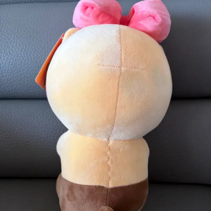 [BUNJANG] Kakao Friends Neo Ribbon Chun-Sik Plush Doll / 새상품 택달린 카카오프렌즈 리본 춘식이 인형