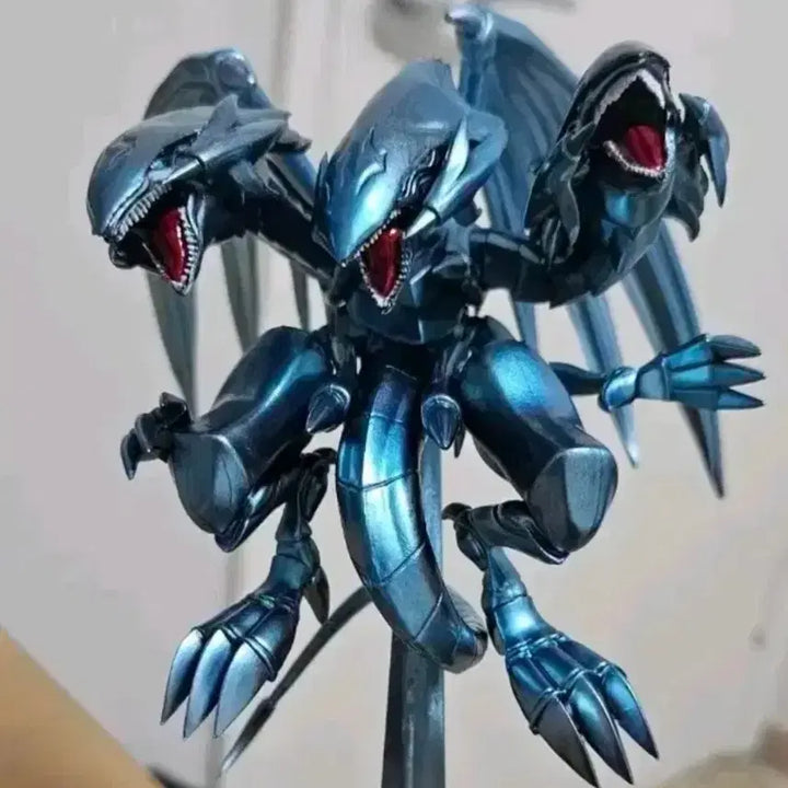 [BUNJANG] Equal Arts Yu-Gi-Oh! Blue-Eyes White Dragon Chrome Plated Figure / 유희왕 궁극의 푸른눈의 백룡 피규어 크롬도색