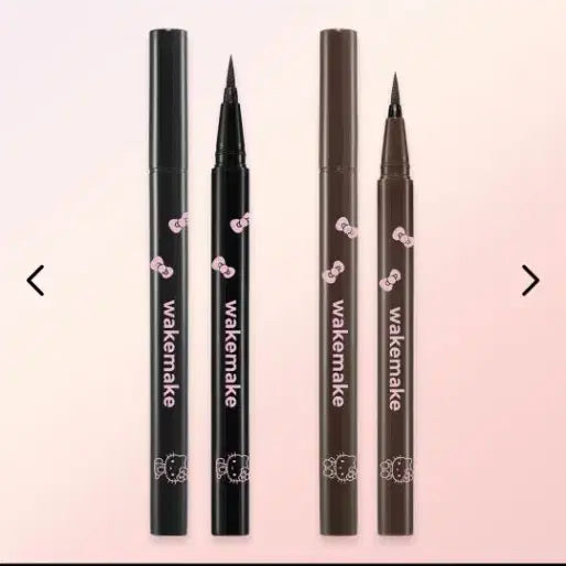 [BUNJANG] WAKEMAKE Kitty Eyeliner Black + Brown Set / 웨이크메이크 키티 아이라이너 블랙+브라운 새상품