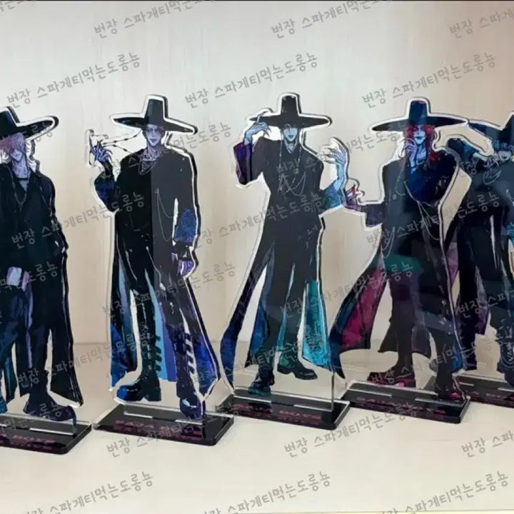 [BUNJANG] Kedahun Paypop Demon Hunters Lion Boys Unofficial Goods Bundle Set (Acrilic Standee, Photocard) / (일괄)케데헌 페이팝데몬헌터스 사자보이즈 비공식 굿즈(아크스, 포카)