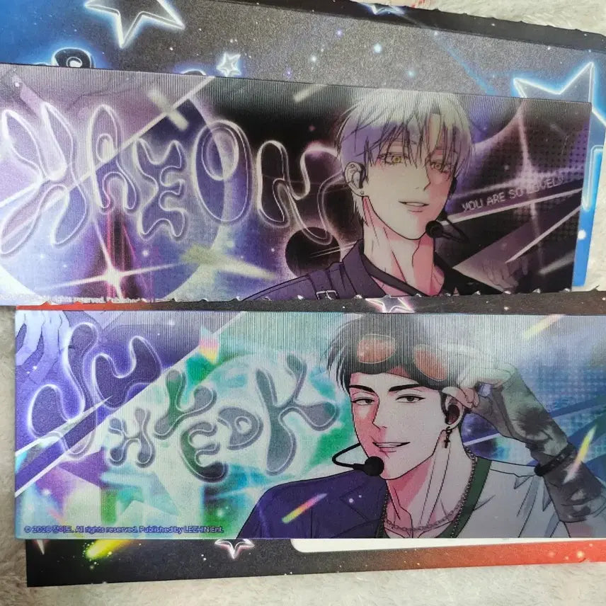 [BUNJANG] Resin Resin Pop-up Sparkles Lenticular Ticket Set / 레진레진 팝업 스파클즈 렌티큘러 티켓 이리사랑스러운너 세트양도