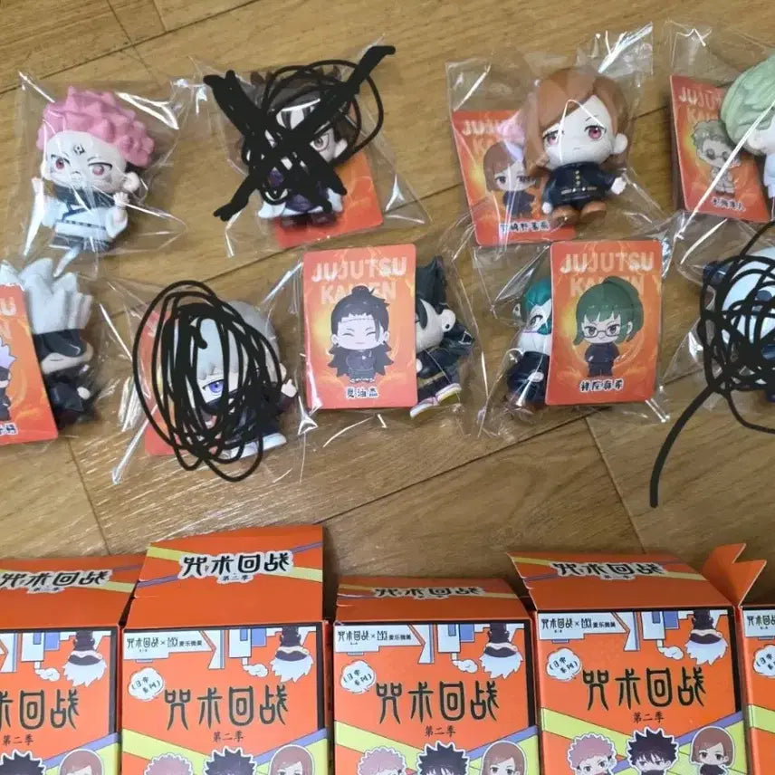 [BUNJANG] Jujutsu Kaisen Daily Mini Figure Bundle Set (Unsealed) / 반택포 1.5 개봉 주술회전 일상 미니피규어 일괄