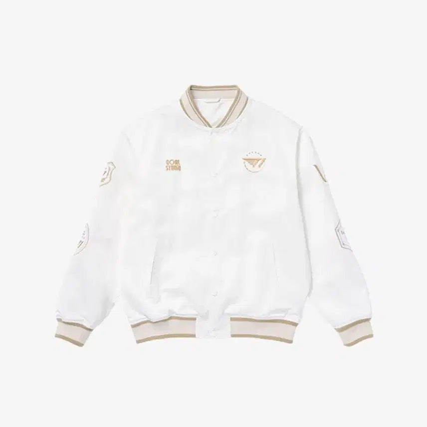 [BUNJANG] T1 2025 Worlds Champions Jacket White M / [미개봉] 2025 T1 월즈 챔피언스 자켓 M