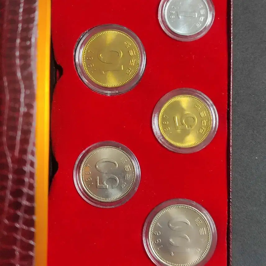 [BUNJANG] 1987 Coin Set / 미사용 1987년 주화 5종 세트 기념주화