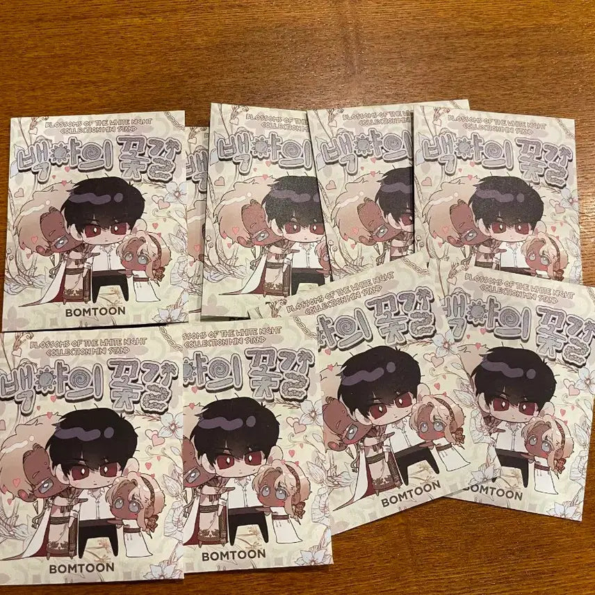 [BUNJANG] Le Bom Cafe Baekyaui Kkotgil Fenrir Mini Stand Bundle Set / 레봄카페 백야의꽃길 펜리르 미니 스탠드 10개 일괄 양도