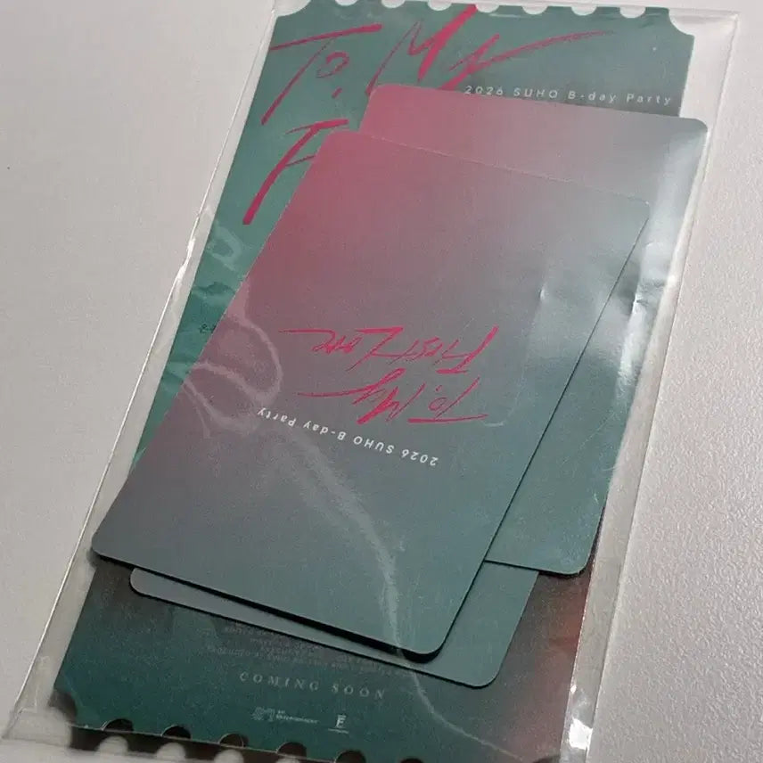 [BUNJANG] EXO SUHO Birthday Photocard / 수호 생파 포카