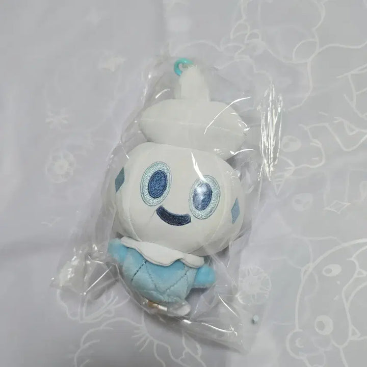 [BUNJANG] Pokemon Center Vanillite Kogo-mi Nuni-mugi Bing-cubo Mascot Plush Keychain / 포켓몬스터 포켓몬센터 바닐프티 코고미 누니머기 빙큐보 마스코트 인형 키링