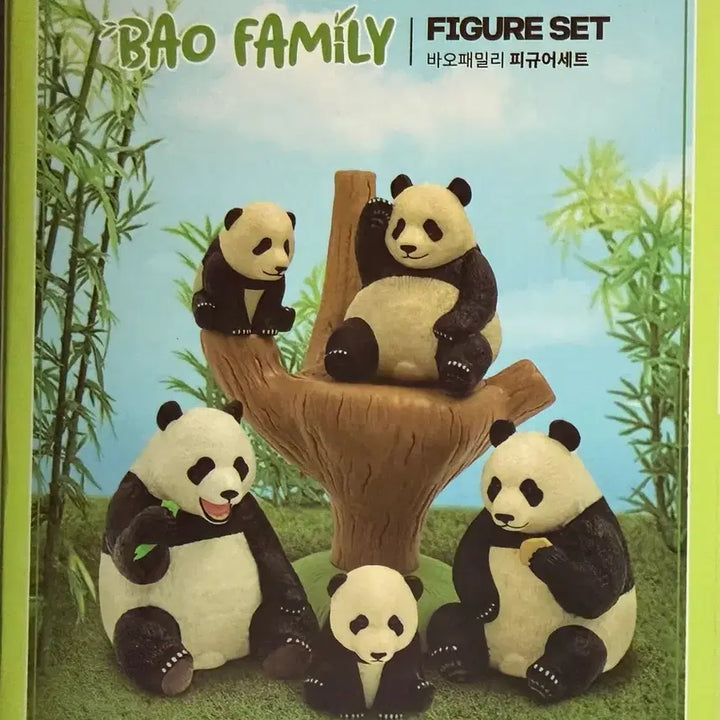 [BUNJANG] Everland Bao Family Figure Set / 에버랜드 바오패밀리 피규어 세트